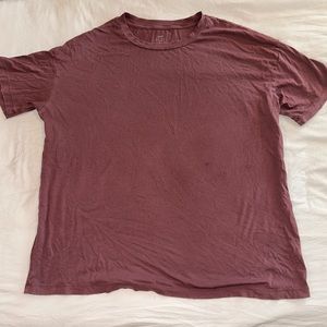 Aerie Real Soft Fuchsia T Shirt Size Medium